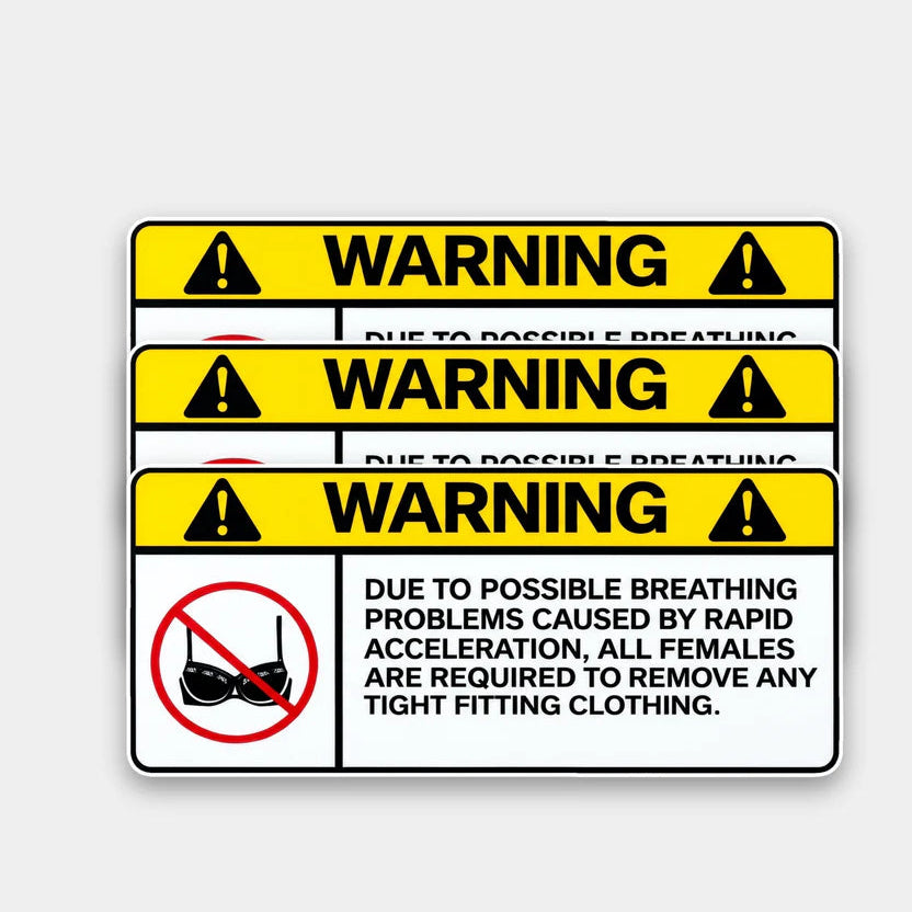 WARNING: Remove Tight Fitting Clothing